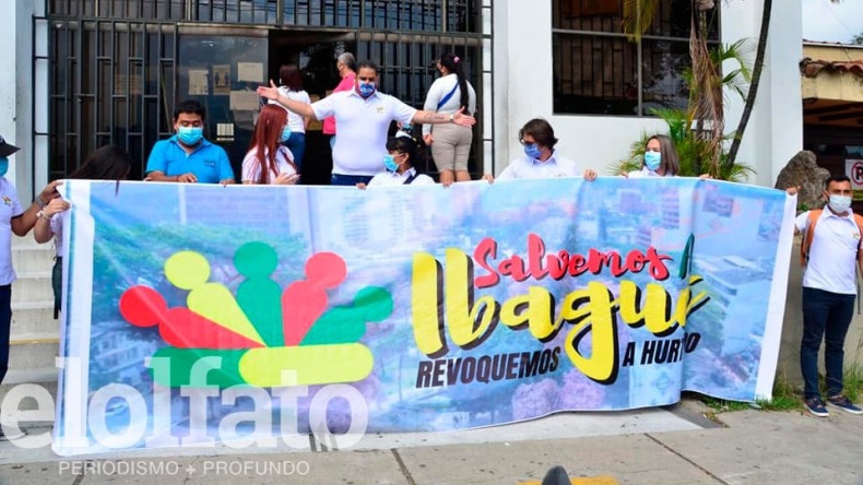 Se enredó recolección de firmas para revocar al alcalde de Ibagué, Andrés Hurtado