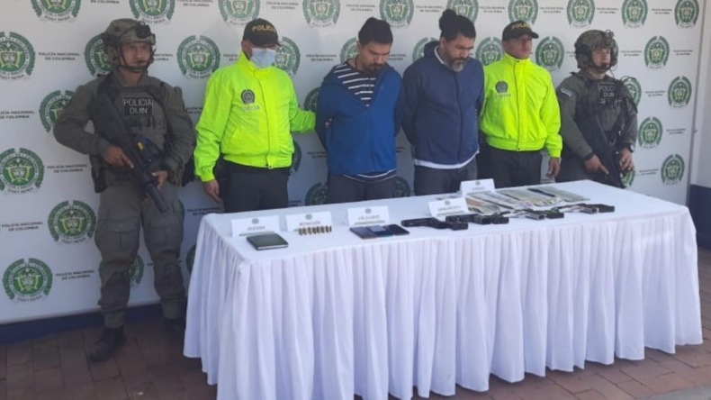 Judicializados dos presuntos integrantes del ELN que movían armas hacia el Tolima y centro del país
