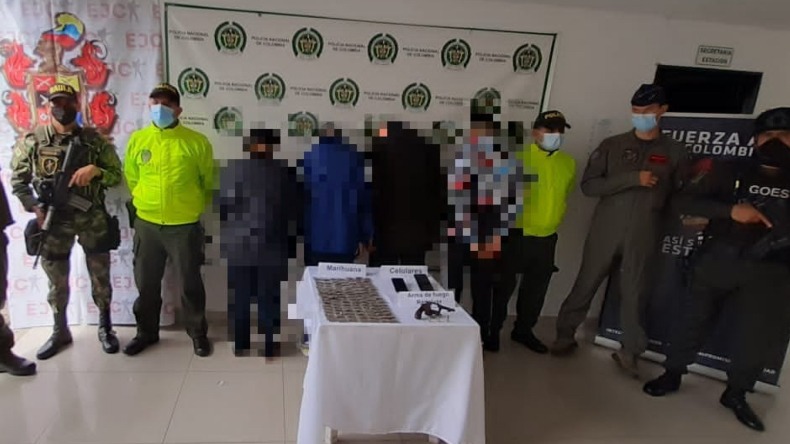 Capturadas cuatro personas por sicariato y tráfico de estupefacientes en el Tolima