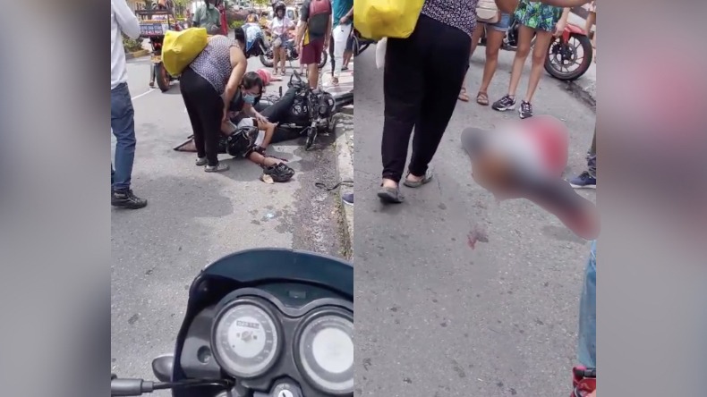 Mujer falleció tras ser atropellada por un motociclista en la avenida Guabinal