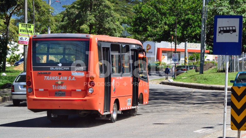 Modificarán la ruta 4/7 de buses de transporte público en Ibagué