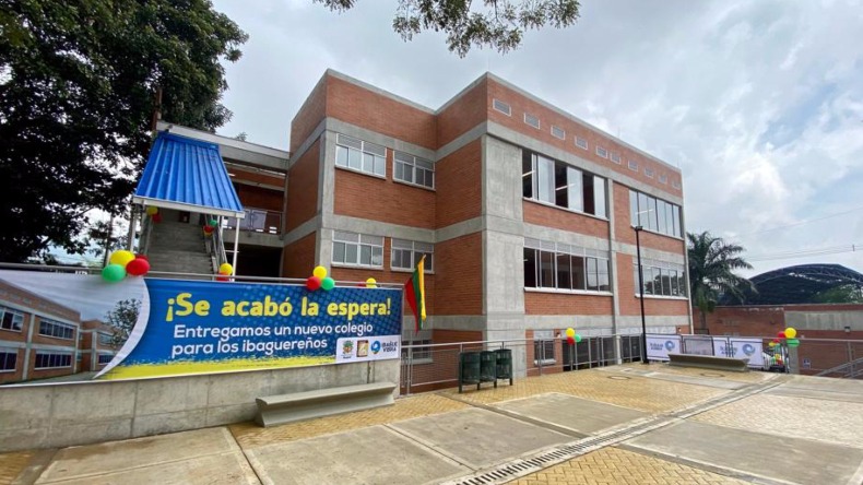 Con 13 aulas y 500 estudiantes beneficiados: así luce el nuevo colegio Celmira Huertas de Ibagué