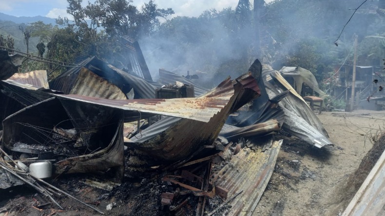 Incendio estructural se registró en zona rural de Ibagué 