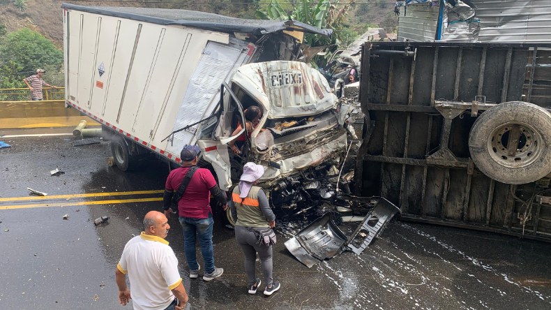 Accidente en Cajamarca dejó un saldo de cuatro personas heridas 