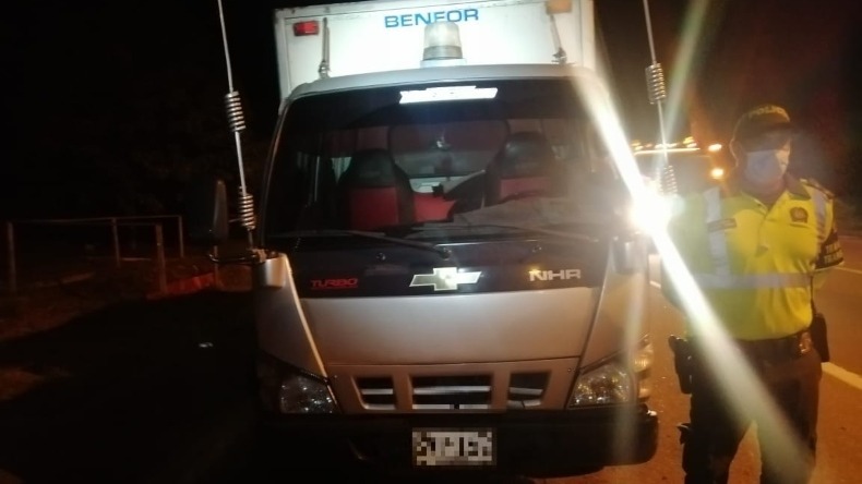 Policía del Tolima recuperó un camión que había sido robado en Melgar