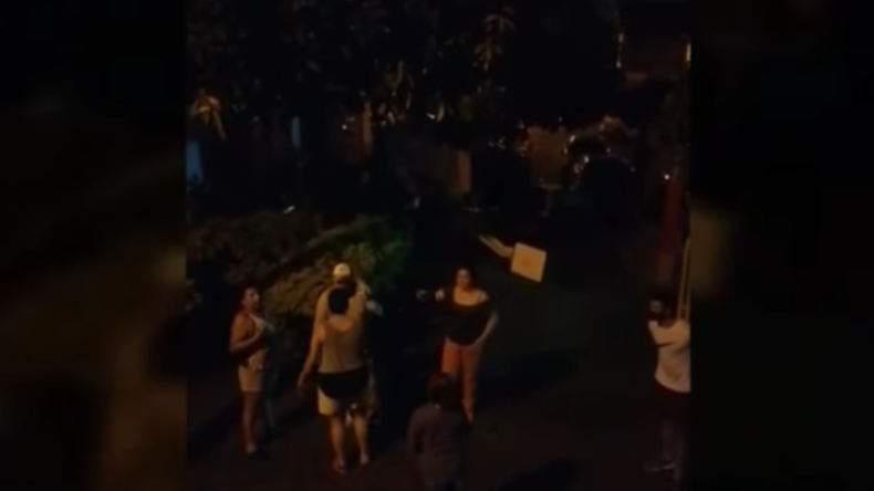 Aparece nuevo video de la familia Monroy con presuntos líos en el barrio Ciudad Luz