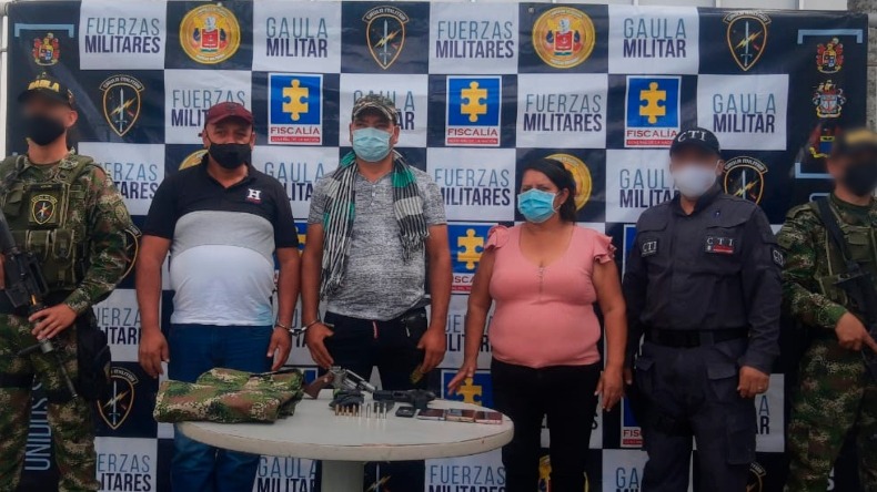 Capturan a integrantes de una banda que alquilaba armas de fuego a criminales en el Tolima