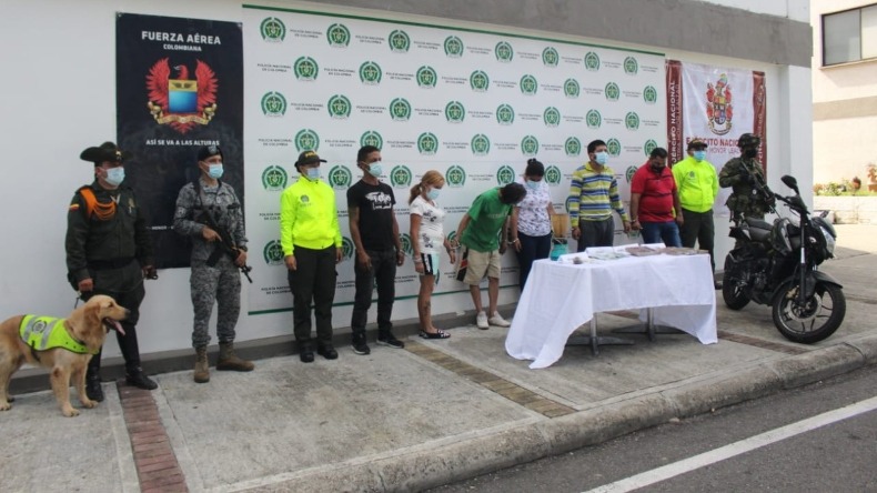 Cárcel a presuntos expendedores de marihuana y cocaína en Ibagué