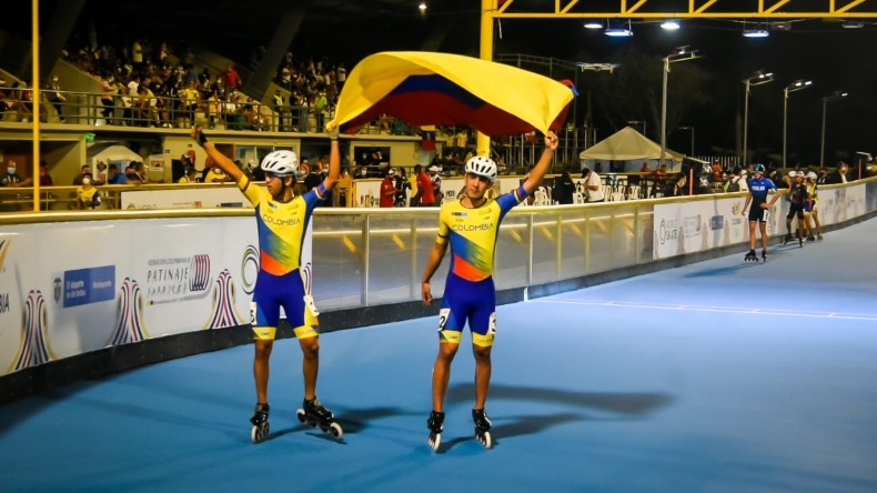 Con 26 medallas, Colombia encabeza la lista de los mejores en el 'Mundial de Patinaje 2021' en Ibagué