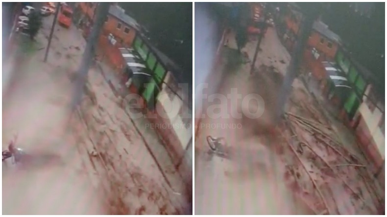 Impresionante: se conoce un video del momento en el que se desata un deslizamiento de tierra en el Combeima
