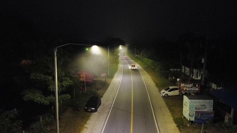 Alcaldía de Ibagué habilitó 1.5 kilómetros de iluminación LED en El Totumo