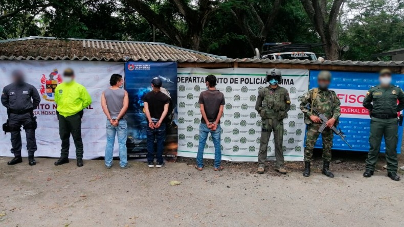 Cárcel a tres hombres por presuntamente utilizar a menores de edad para cometer delitos en el Tolima