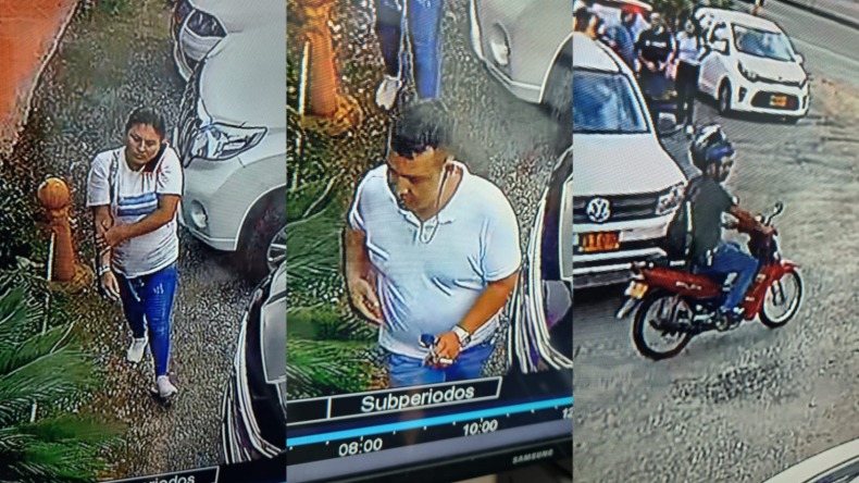Buscan a estos tres ladrones que hurtan pertenencias de los vehículos estacionados en restaurantes de Ibagué