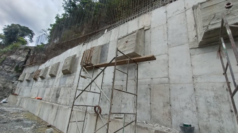 Gobernación del Tolima adiciona más $1.000 millones  a construcción de muro de contención en la vía Ibagué - San Luis 