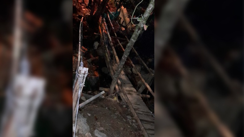 "Suspendieron la obra del puente porque no hay más dinero": denuncian obra inconclusa y peligrosa en Ibagué