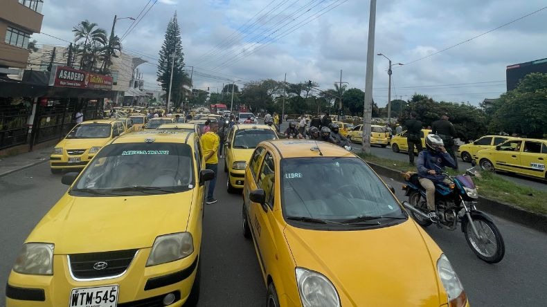 Taxistas en Ibagué decidieron no sumarse al paro nacional 