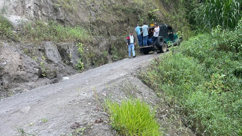 Preocupación por el mal estado de las vías de evacuación del volcán Cerro Machín 
