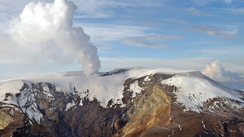 Aumentó la actividad sísmica en el Volcán Nevado del Ruiz