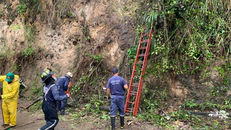 Cuatro emergencias ocasionadas por deslizamientos fueron atendidas este viernes en Ibagué 