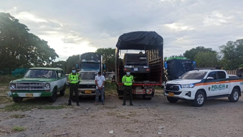 Capturan en el Tolima a dos sujetos que habían hurtado un compresor en vías del departamento de Cundinamarca 