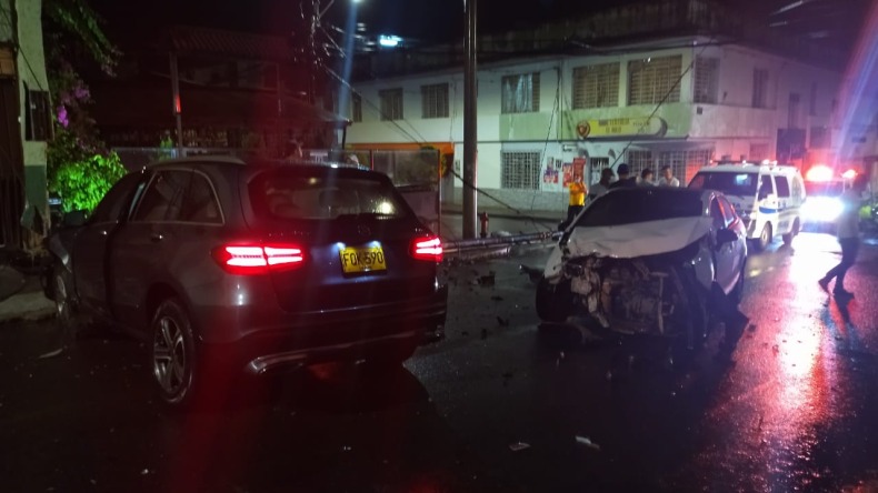 Otro accidente en uno de los puntos más críticos del barrio La Pola en Ibagué