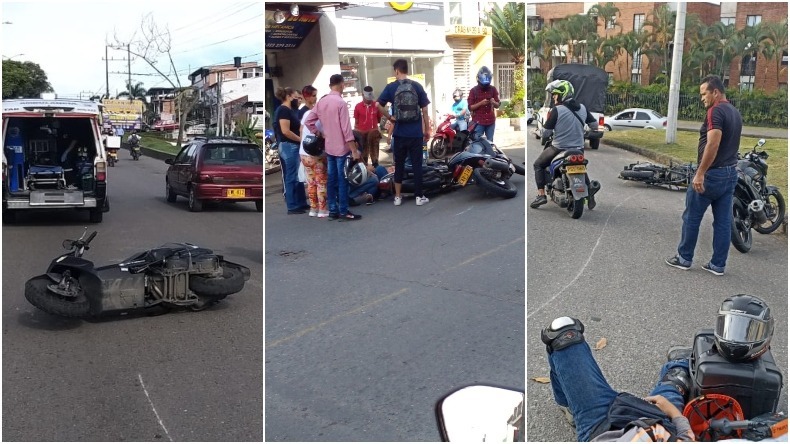 Arrancó la ‘semana del motociclista’ impulsada por la Alcaldía, y ya hubo tres accidentes en menos de una hora