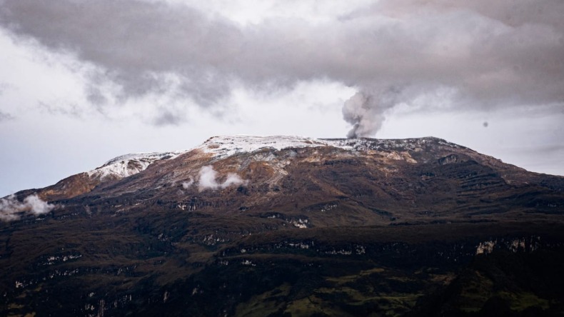 Aumentó actividad sísmica del Nevado del Ruiz