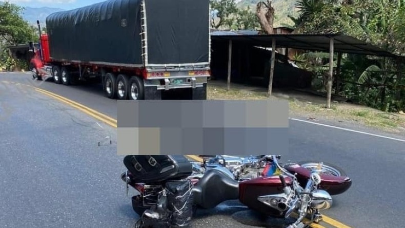 Un motociclista falleció en la vía Cajamarca - Ibagué