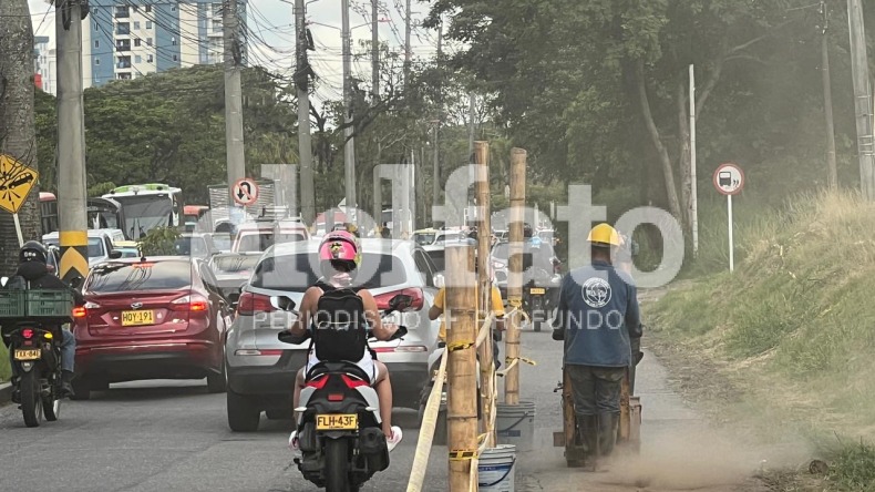 Caos en las principales calles de Ibagué por inmensos trancones