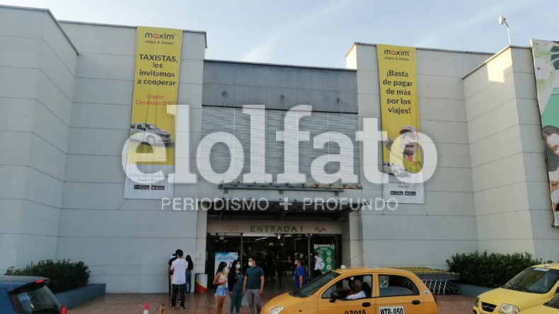 Taxistas de Ibagué molestos con Multicentro por difundir publicidad de transporte ilegal 
