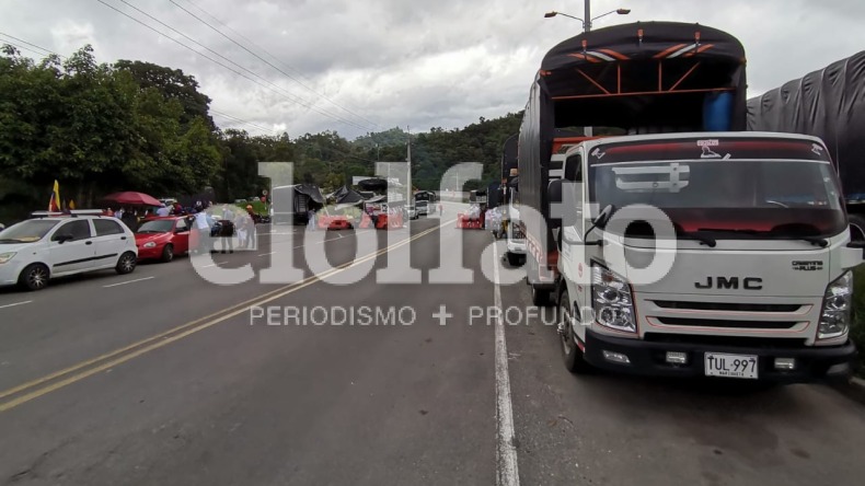 Se reportan cuatro bloqueos en las principales vías del Tolima