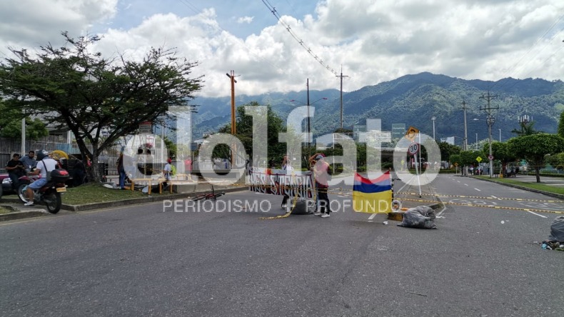 Se reporta bloqueo vial en la calle 80 y plantones otros puntos de Ibagué