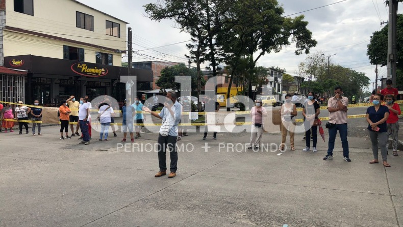 Ciudadanos de la comuna Ocho de Ibagué protestan y bloquean el paso por el pésimo servicio de acueducto 