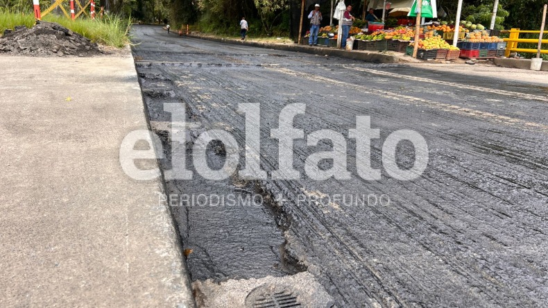 Hurtado incumplió promesa de pavimentar 25 calles de la avenida Ambalá en 45 días