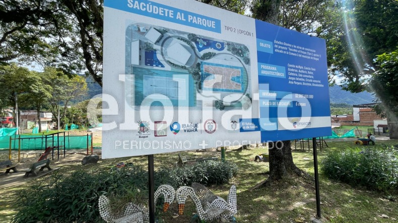 Después de seis meses reiniciaron las obras del Sacúdete al Parque de Ibagué