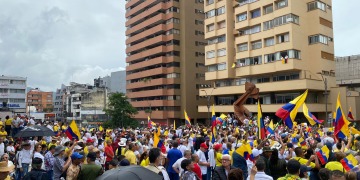 Así fue la marcha en Ibagué contra el gobierno de Gustavo Petro