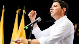 Con un discurso mesiánico y cargado de mentiras, el alcalde Andrés Hurtado le contesó al senador Óscar Barreto