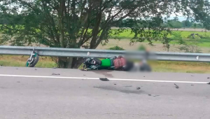 Una persona fallecida dejó fuerte accidente en la vía El Espinal - Guamo