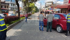 Ambulancia habría omitido atención de una motociclista que se accidentó en las calles de Ibagué