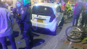 Policías fueron embestidos en Ibagué por conductor en estado tres de embriaguez
