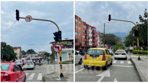 Reportan fallos y apagones en la red semafórica de la carrera Sexta de Ibagué