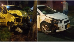 Fuerte accidente se registró en el barrio San Pedro Alejandrino de Ibagué