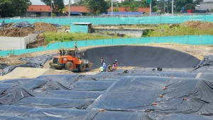 Arrancó la pavimentación de la pista de BMX del Parque Deportivo en Ibagué