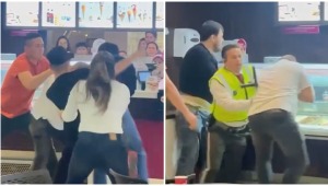 Hombres protagonizaron bochornosa pelea en el centro comercial La Estación de Ibagué