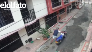En cuestión de segundos se robaron una motocicleta en El Salado