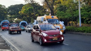 'Día de la Virgen del Carmen': conductores realizan caravana por la carrera Quinta de Ibagué 