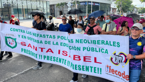 Profesores del Tolima marcharon por las calles de Ibagué