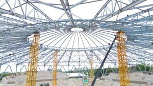 Cubierta del Coliseo Mayor del Parque Deportivo se instalará en mayo, dice Hurtado