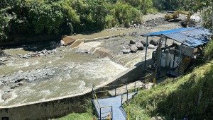 Ibal reactivó la captación de agua en el río Combeima