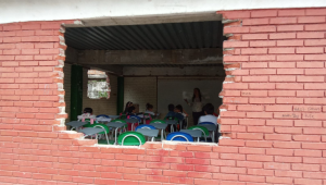 Estudiantes de la I.E. Ricaurte buscan sitios en arrendamiento para recibir clases 